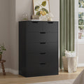 HAUOMS 43.3 Inch Tall Dresser with 6 Drawer Modern Chest of Drawers for Bedroom Living Room Entryway Hallway