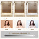 HAUOMS 45.3 Inch Makeup Vanity with Lights and Sliding Mirror Modern Vanity Desk with 5 Drawers and Charging Station
