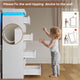 HAUOMS 60.4 Inch Tall Dresser with 7 Drawers and LED Lights Modern Chest of Drawers for Living Room Bedroom