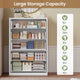 HAUOMS 43.3 Inch Tall Dresser with 5 Drawer Modern Chest for Bedroom Living Room Entryway Hallway