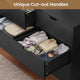 HAUOMS 63 Inch Wide Dresser with 9 Drawer  Long Modern Dressers for Bedroom Living Room Hallway