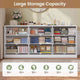 HAUOMS 63 Inch Wide Dresser with 9 Drawer  Long Modern Dressers for Bedroom Living Room Hallway