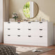 HAUOMS 31.5 Inch Tall Dresser with 12 Drawer Long Modern Dressers for Bedroom Living Room Hallway