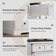 HAUOMS 55.1 inch wide Dresser With 10 Storage Drawers for Bedroom and living room