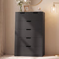 HAUOMS 43.3 Inch Tall Dresser with 6 Drawer Modern Chest for Living Room Bedroom Hallway