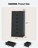 HAUOMS 58.7 Inch Tall Dresser with 8 Drawer Modern Chest of Drawers for Bedroom Living Room Entryway