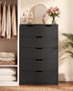 HAUOMS 43.3 Inch Tall Dresser with 6 Drawer Modern Chest for Living Room Bedroom Hallway
