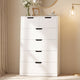 HAUOMS 43.3 Inch Tall Dresser with 6 Drawer Modern Chest for Living Room Bedroom Hallway