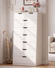 HAUOMS 58.7 Inch Tall Dresser with 8 Drawer Modern Chest of Drawers for Bedroom Living Room Entryway
