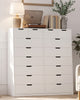 HAUOMS 58.7 Inch Tall Dresser with 8 Drawer Modern Chest of Drawers for Bedroom Living Room Entryway