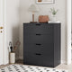 HAUOMS 31.5 Inch Tall Dresser with 4 Drawers Modern Chest for Bedroom Living Room Entryway Hallway