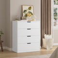 HAUOMS 31.5 Inch Tall Dresser with 4 Drawers Modern Chest for Bedroom Living Room Entryway Hallway