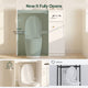 HAUOMS Over Toilet Storage Cabinet with Doors 2-in-1 Separatable Tall Narrow Cabinet 7-Tier Bathroom Storage Cabinet with Adjustable Shelf