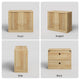 HAUOMS Fluted Storage Cabinet Mid Century Modern Sideboard with Adjustable Shelf