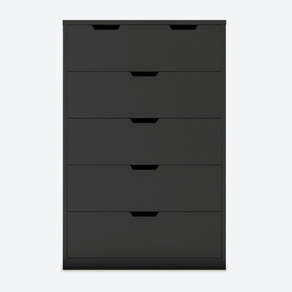 HAUOMS Dresser Black Closet Dresser Black
