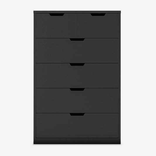 HAUOMS Dresser Black Closet Dresser Black