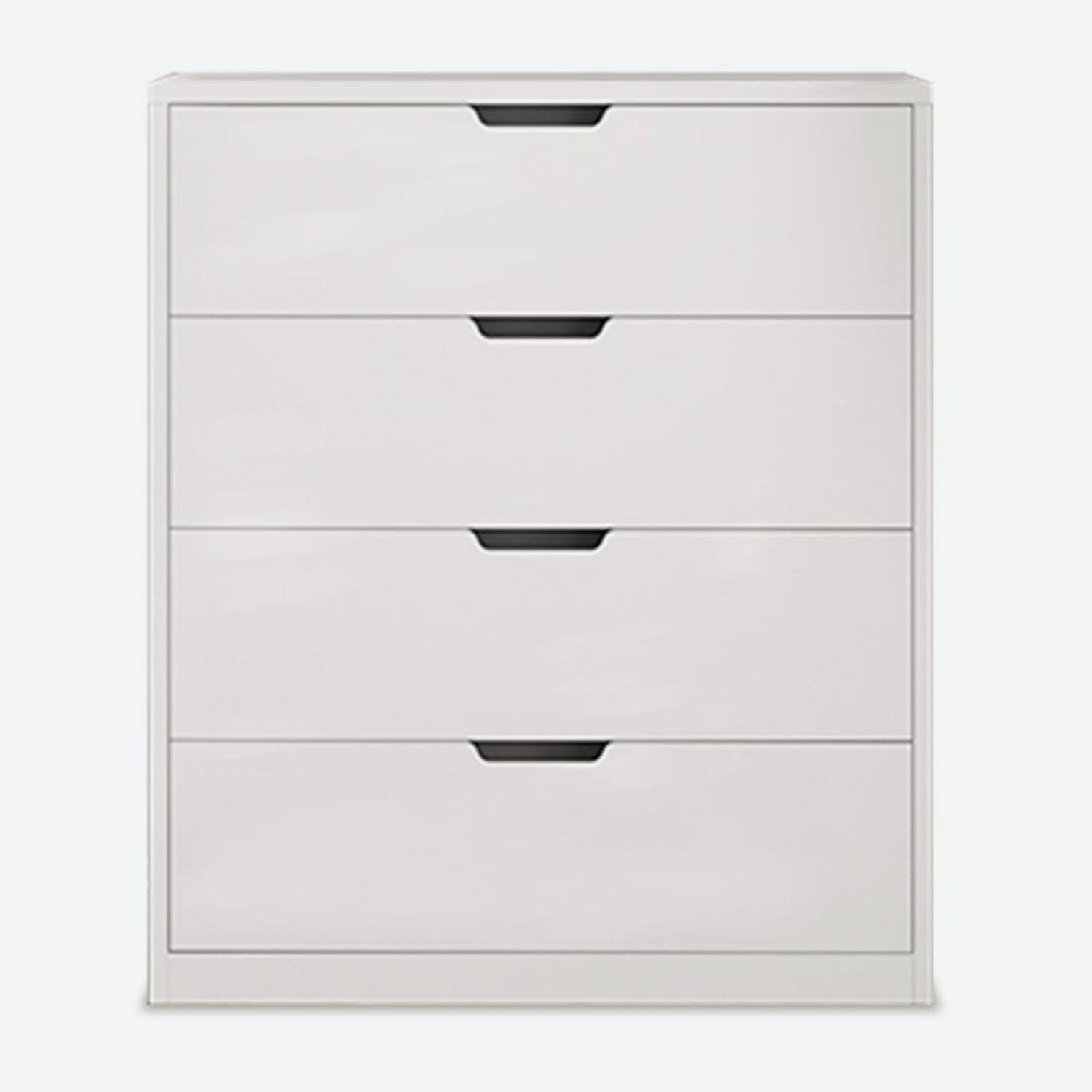 HAUOMS Dresser Creamy White 4 Drawers Dresser White