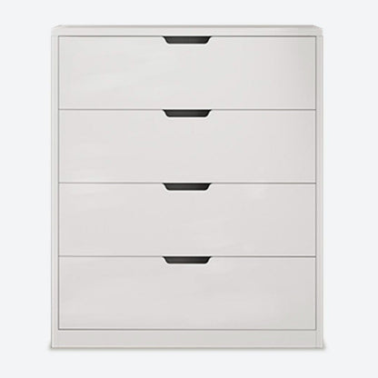 HAUOMS Dresser Creamy White 4 Drawers Dresser White