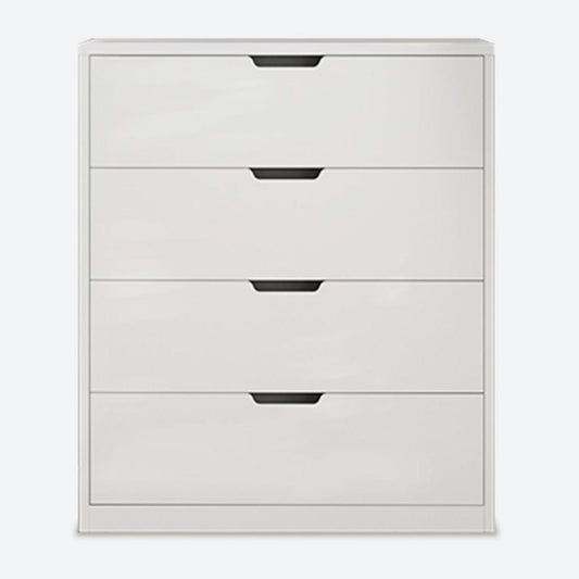 HAUOMS Dresser Creamy White 4 Drawers Dresser White