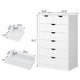 HAUOMS Dresser HAUOMS 51.2" Tall Dresser with 7 Drawer Modern Chest of Drawers for Bedroom Living Room