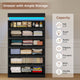 HAUOMS Dresser HAUOMS 52.6" Tall Dresser with 6 Drawers and LED Lights Modern Chest of Drawers for Bedroom Living Room