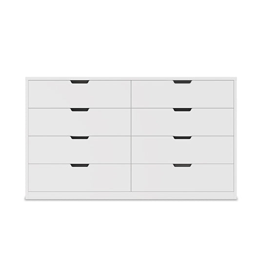 HAUOMS Dresser White 8 Drawers Dresser White