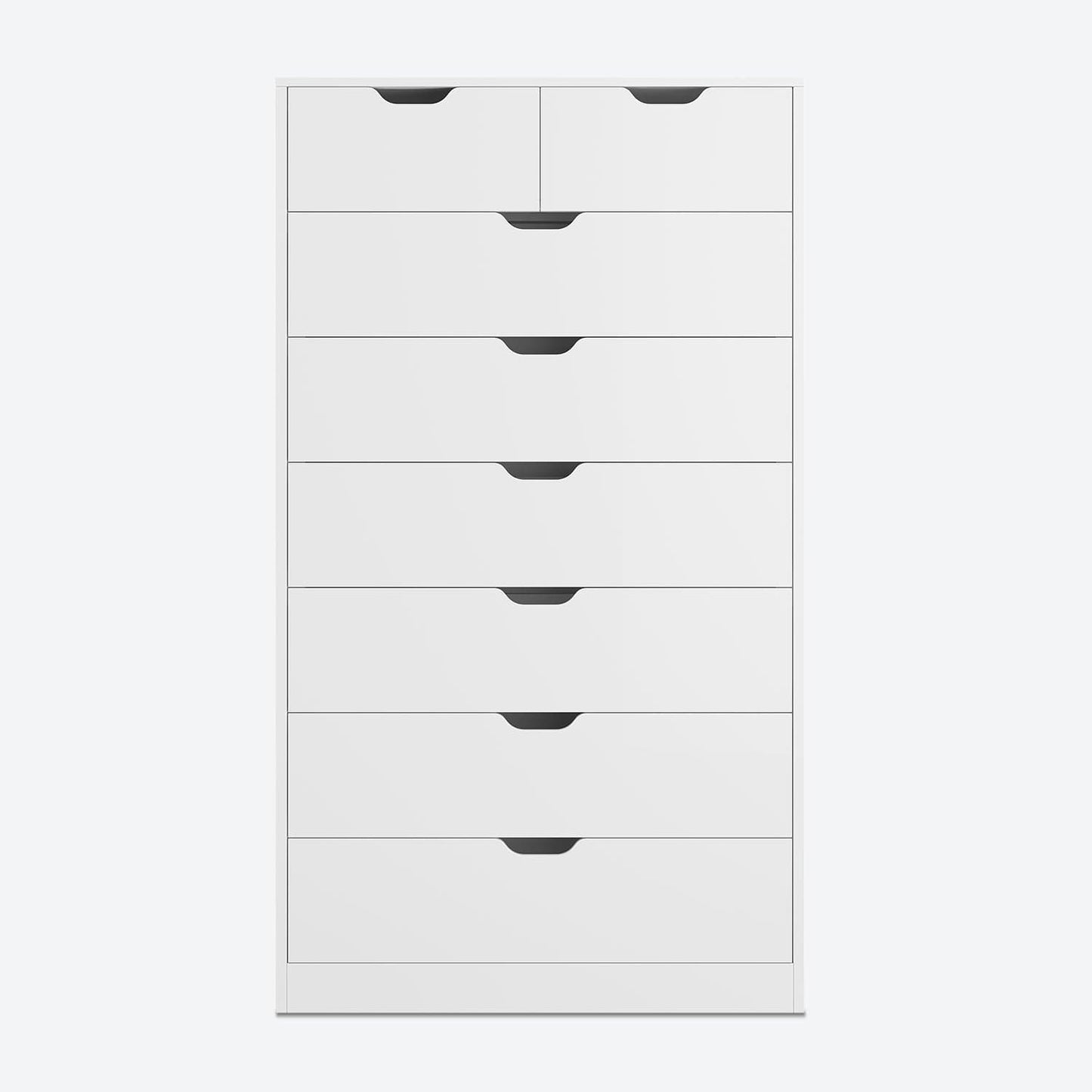 HAUOMS Dresser White Tall 8 Drawer White Dresser