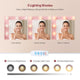 HAUOMS Vanity HAUOMS 43.3” Vanity with Lights and Mirror 11 Drawer and 6 Open Shelves Makeup Vanity with Power Strip for Bedroom