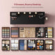 HAUOMS Vanity HAUOMS 43.3” Vanity with Lights and Mirror 11 Drawer and 6 Open Shelves Makeup Vanity with Power Strip for Bedroom